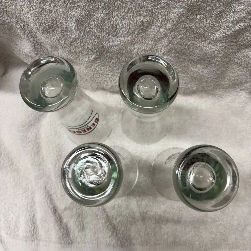 4 Vintage Genesee Beer Glasses